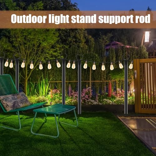 Postes de luz de cadena para patio: crea un ambiente mágico y acogedor en tus cenas al aire libre 4