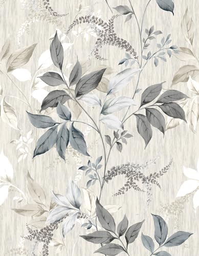 Yullpaper Papier Peint Adhesif Mural Fleuri Vintage Film Rouleau Adhesif Decoratif Motif Floral Pour Meuble Papier Peint Autocollant Chambre Salon Papiers...