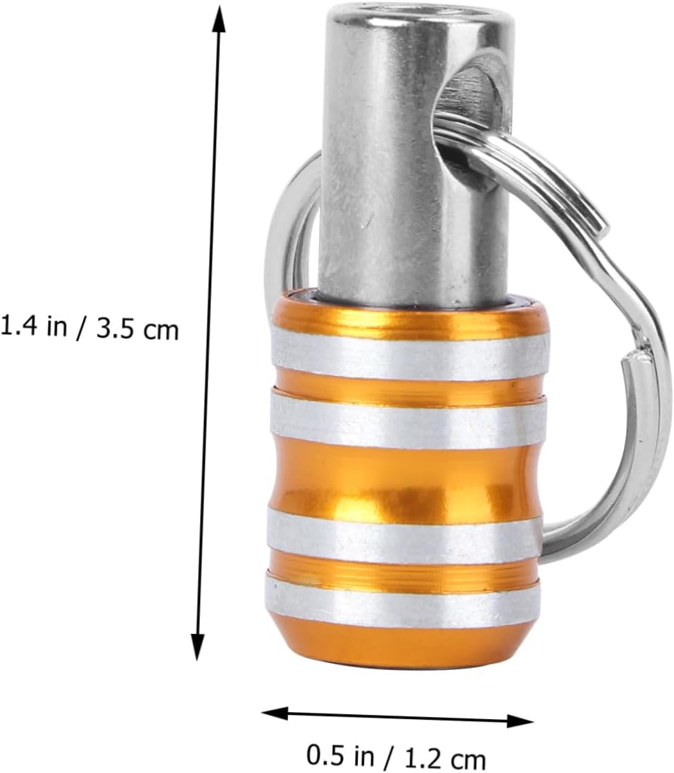 DOITOOL 3pcs Magnetic Drill Bit Holder Extension Bar Keychain Screwdriver Adapter for Bit Changes Electric Drills and Handheld Drivers