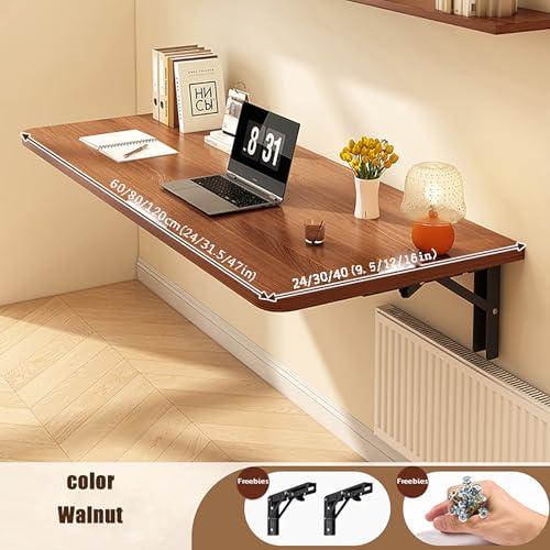 Bureau mural flottant pliable pour optimiser un petit espace - 8