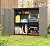 HOMSPARK Outdoor Storage Shed 37 Cu.Ft, All-Weather Resistant Resin Garden Sheds & Outdoor Storage Clearance with Floor, Double-Layer Plastic Tool Sheds for Patio, Garden & Lawn (Shallow Brown)