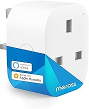 Smart Plug Mini - meross 13A Wi-Fi Plugs Compatible with HomeKit, Alexa, Google Home, SmartThings Wireless Remote Control Timer Plug No Hub Required (1 Pack)