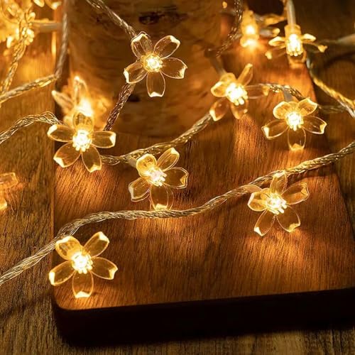 ITICdecor Flower String Lights 15 FT 30 LED Fairy Christmas