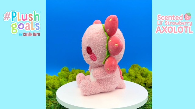 Amazon.com: PlushGoals Lil Strawberry Axolotl Plush - Berry