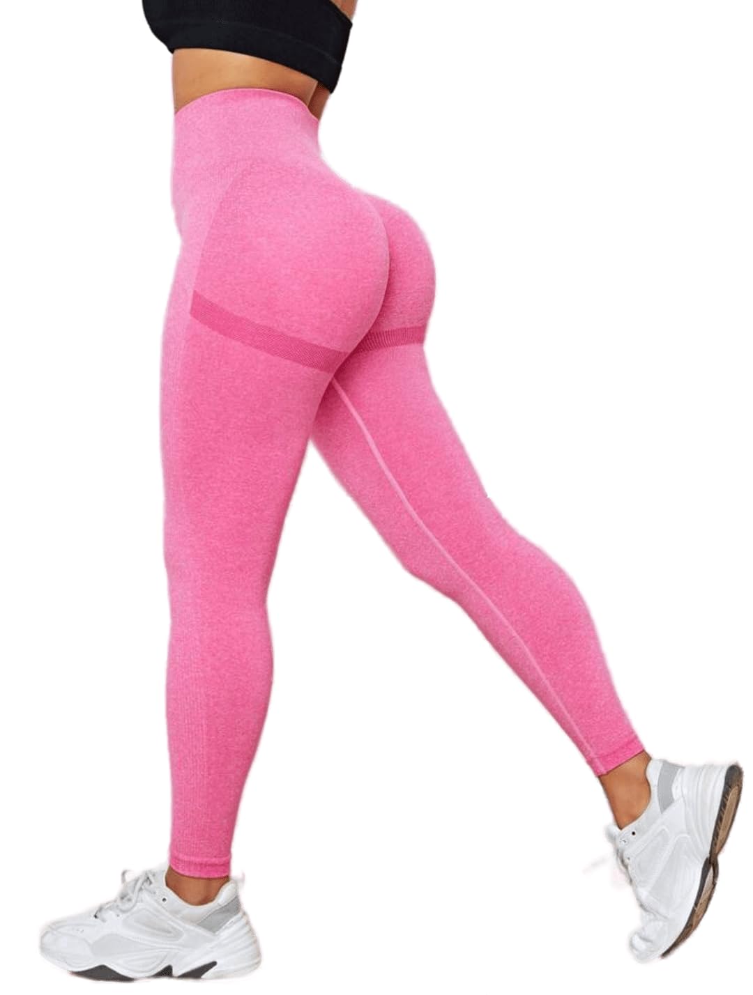 Yoga Pants High Waist Leggings Sport Pants Seamless Tummy Control Butt Lift Stretchable Tights Waist Compression Fitness Gym for Women