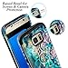 Lamcase for Galaxy S7 Edge Case Shockproof Dual Layer Hard PC & Flexible Silicone High Impact Bumper Protective Case Cover Samsung Galaxy S7 Edge,Mandala/Galaxy