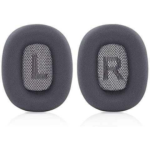 New Bee Replacement Ear Cushions for AirPods Max with Protein Leather Magnetic Ear Pads for AirPods Max (Black) Cover