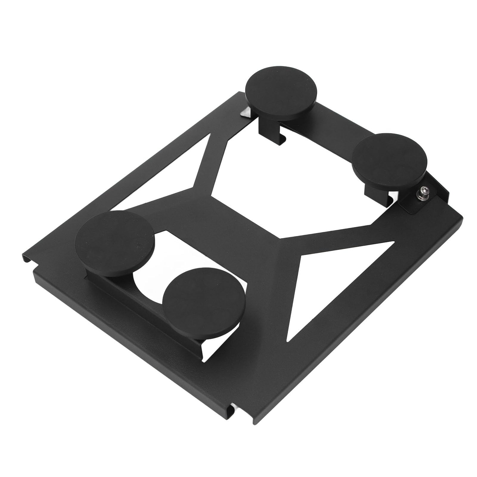 Demeras Soporte para Satélite para Coche, Soporte para Antena Parabólica Estructura de 4 Lados Placa de Acero Reforzada Robusto Multifuncional para Caravana