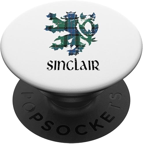 Miniatura 1 de Clan Sinclair Tartan Scottish Family Name Scotland Pride PopSockets Standard PopGrip