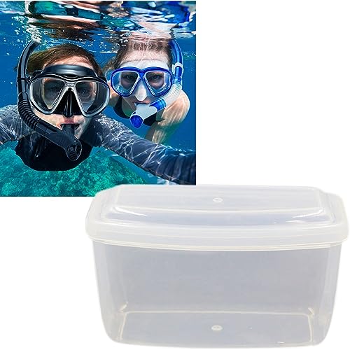 Nudiuhis 4 Packung Scuba Mask Box Tauch Schnorchel Maske Aufbewahrungs Koffer Druck Fester Dichter Koffer