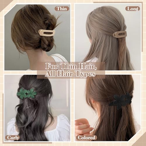 Save 50% on 8 PCS Flat Hair Clips for Thin Hair - Image 4