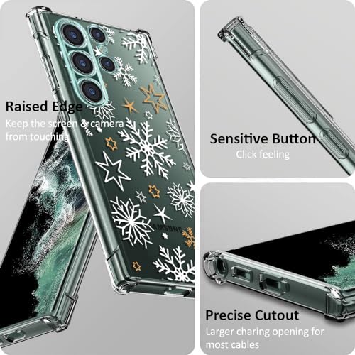 Coque Samsung S24 Ultra antichoc protège des chutes transparente flocon - 2