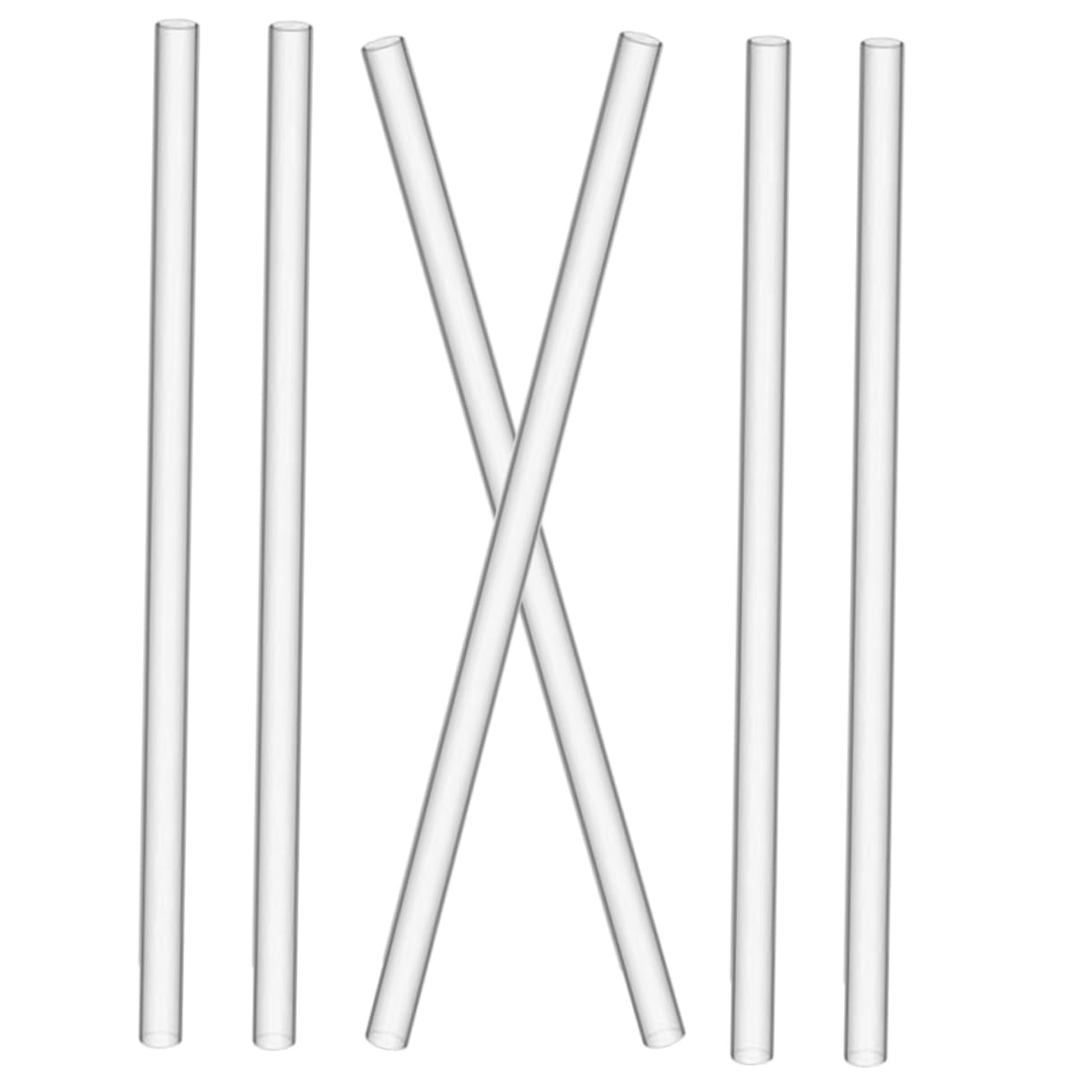 ABOOFAN 5 Sätze Rührstäbchen Wiederverwendbare Strohhalme Flaschendeckel Wasserpfeifenreiniger Simply Cup Große Trinkhalme Wiederverwendbare Flaschenbürste Wiederverwendbare 6 Stücke * 5