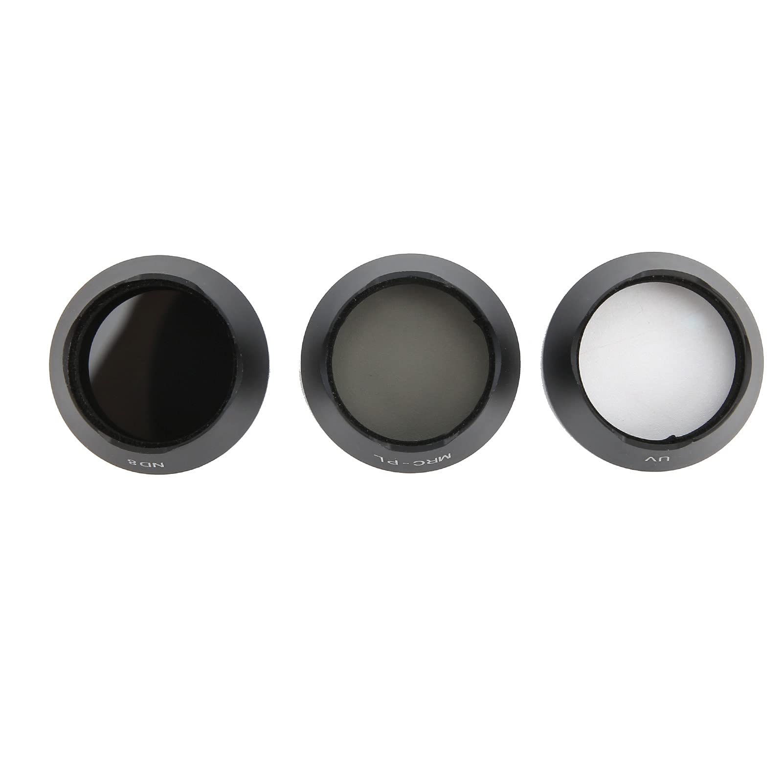 Zestaw filtra soczewki dronów szklany UV CPL ND8 Filtry ochronne dla FPV Combo HD wielowarstwowa powłoka aluminiowa Czarna 3PCS