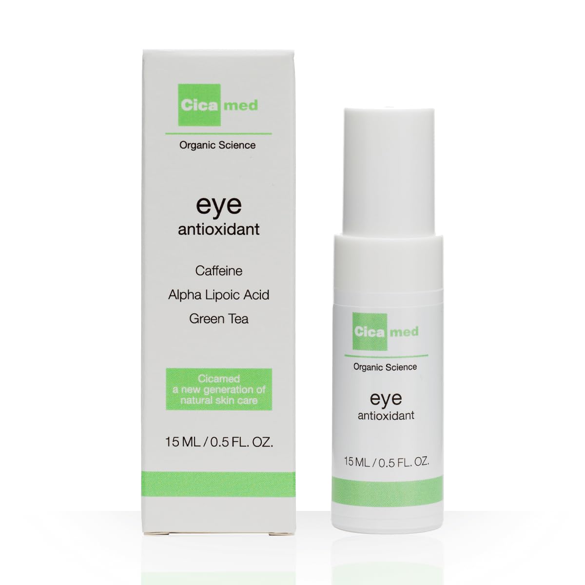 Cicamed Eye Cream, Organic Science, Dark Circles Fine Lines and Puffiness