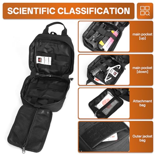Image of gracedon Tactical Pouches Tactical Backpack Black3