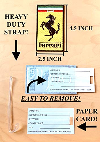 Luggage Tags, Embroidered, 2 Pack, 14 Colors, Never Break!4