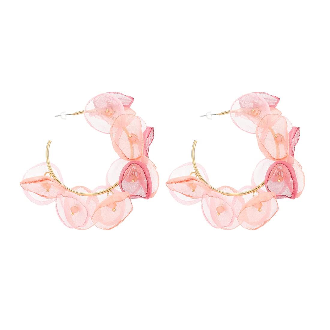 Yellow Chimes Earrings For Women Boho Dangle Lace Cloth Mesh Yarn Chiffon Silk Handmade Flower Layered Petal Circel Hoop Jewelry Earrings for Women and Girls (B0B9H9XN33) Amazon Price History, Amazon Price Tracker