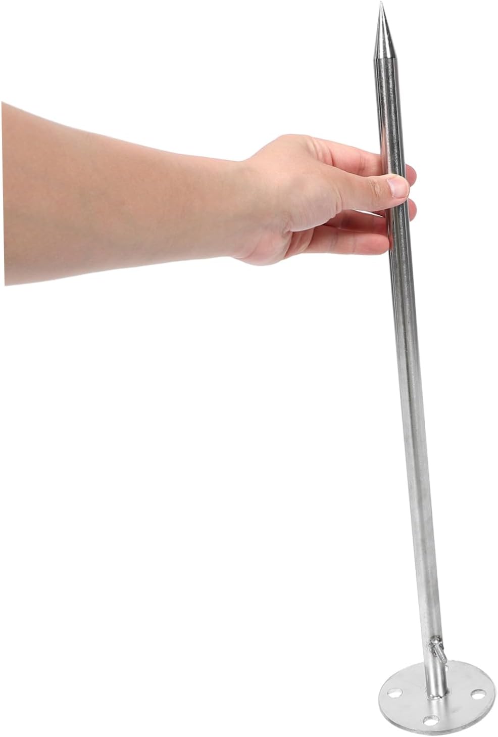 BESTonZON Stainless Steel Protective Stick for Outdoor Use Versatile Earthing Rod for Villas Gardens Effortless Installation with Modern Appearance for House Roof Safety