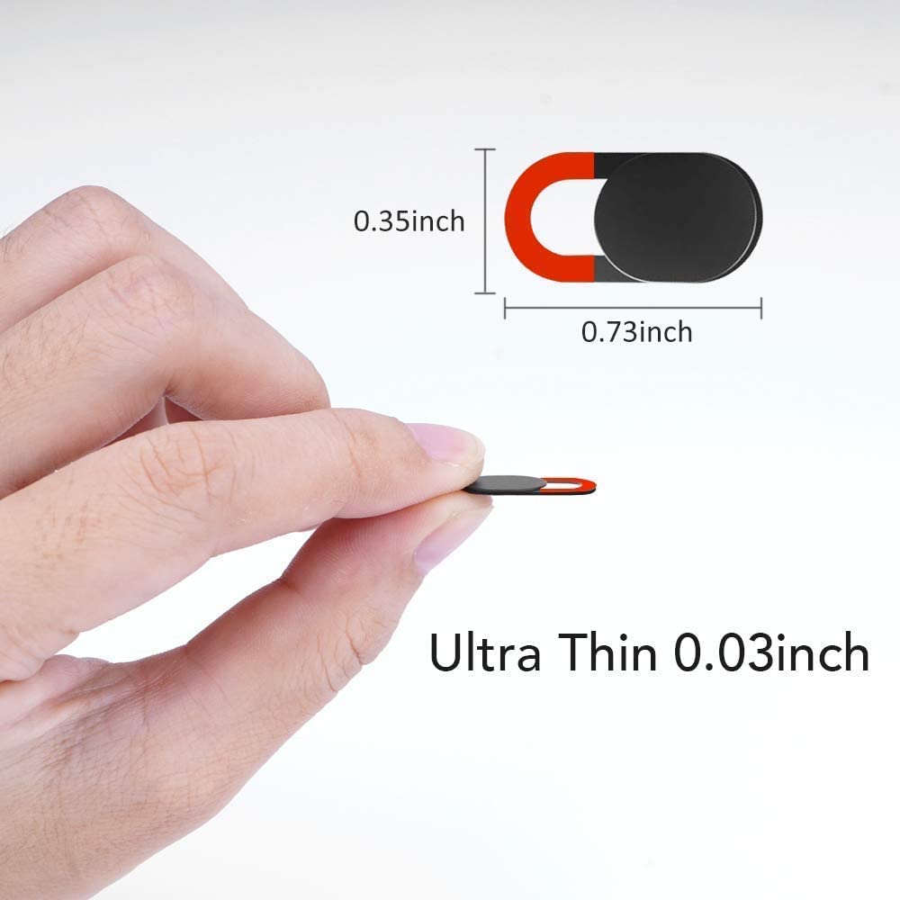 8 Coperture Per Webcam - Privacy Per Laptop, Telefono, PC, Design Occhio E Nero - Foto 2