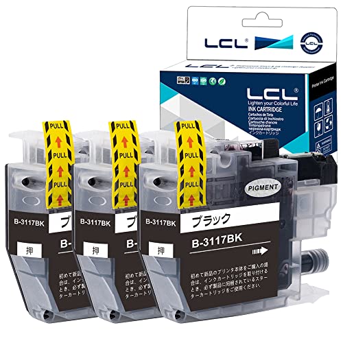 Amazon.co.jp: LCL Brother用 ブラザー用 LC3119 LC3119BK 互換インク
