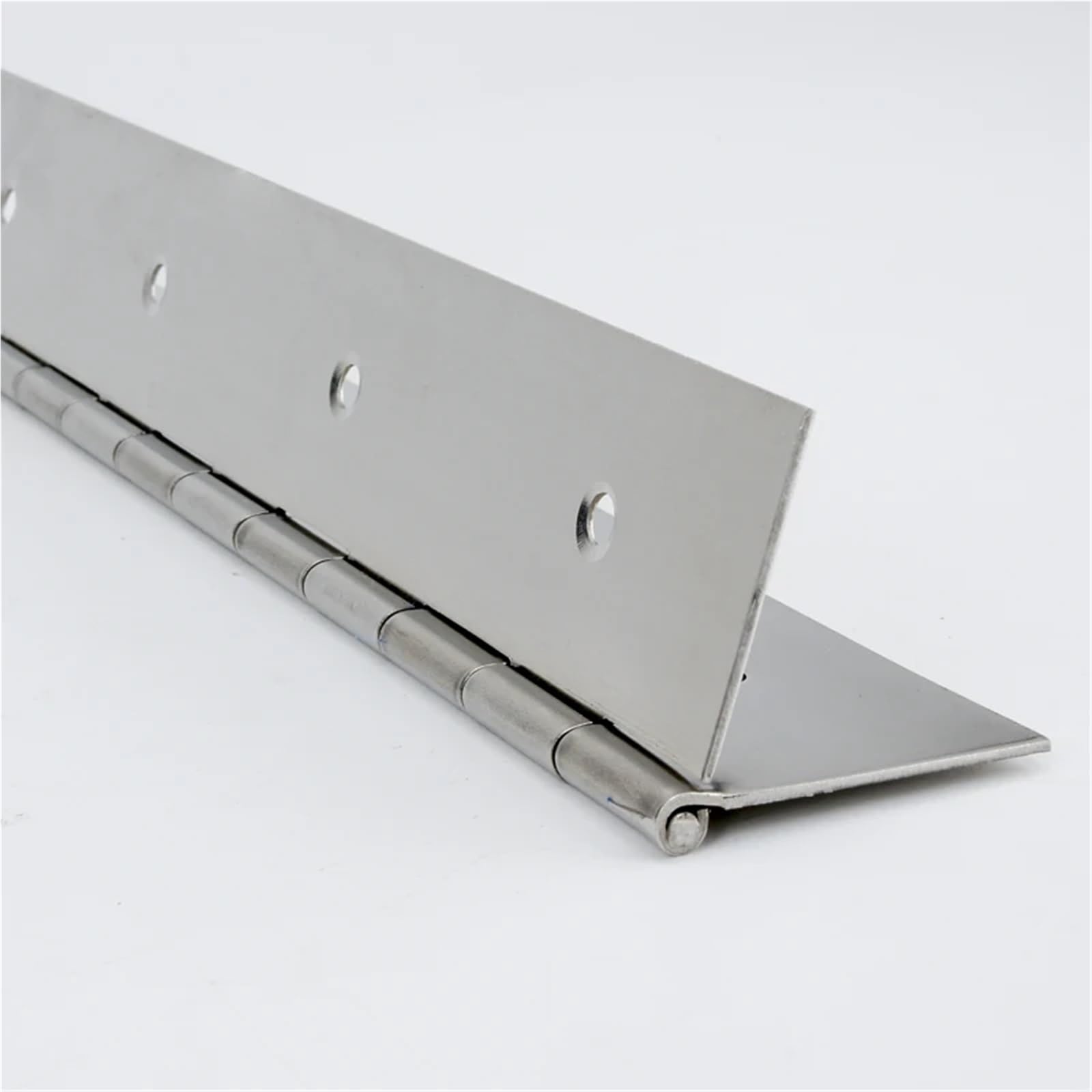 Bisagras de piano de alta resistencia, Bisagras for piano de acero inoxidable plateadas, 4 piezas, 6-20 pulgadas(20inch)