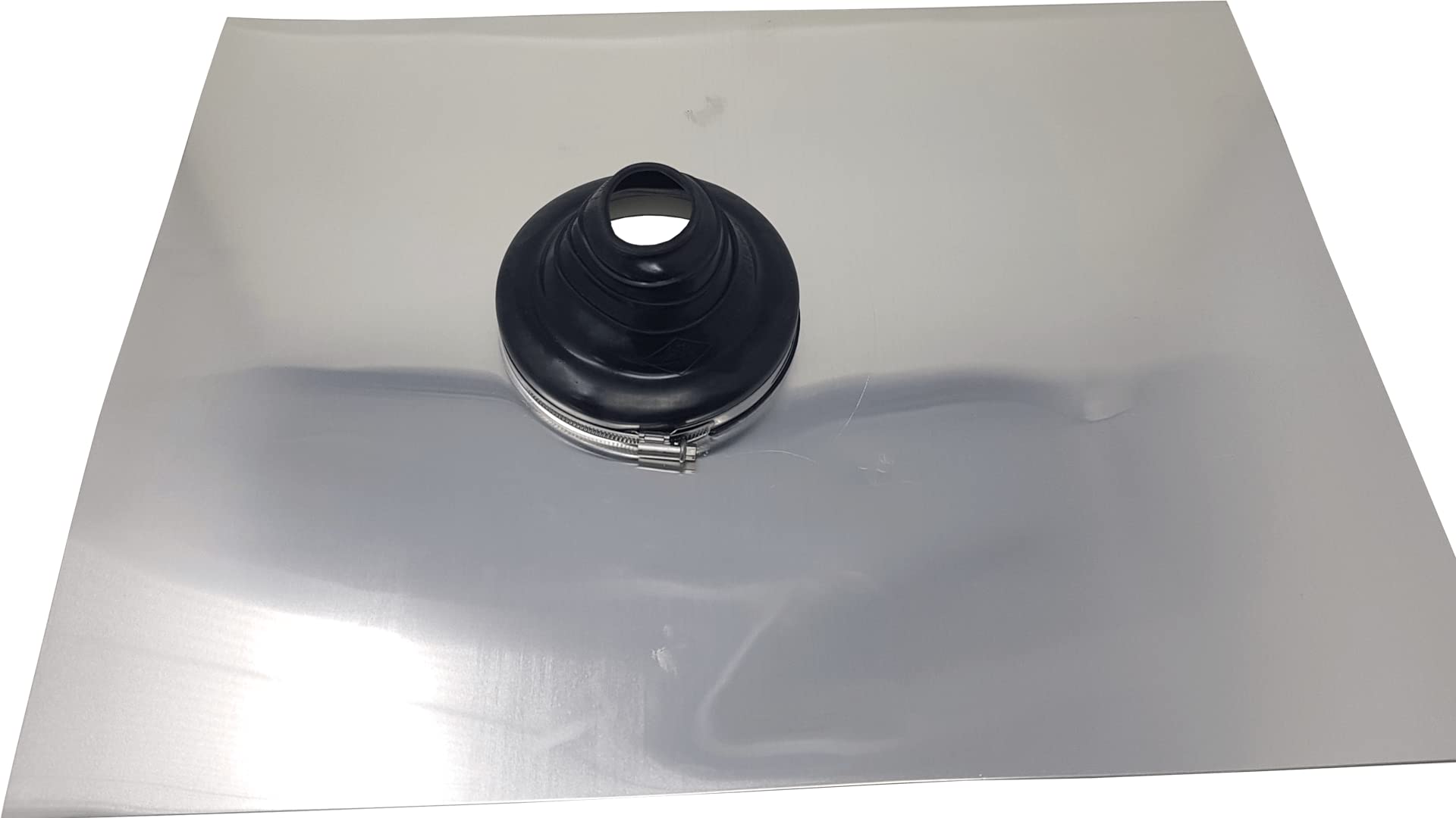Aluminium Roof Flashing Weather Slate Pipe for Pitched Roofs (up to 200 deg C) for Flue Pipes | 50, 65, 75, 90, 110mm Diameter