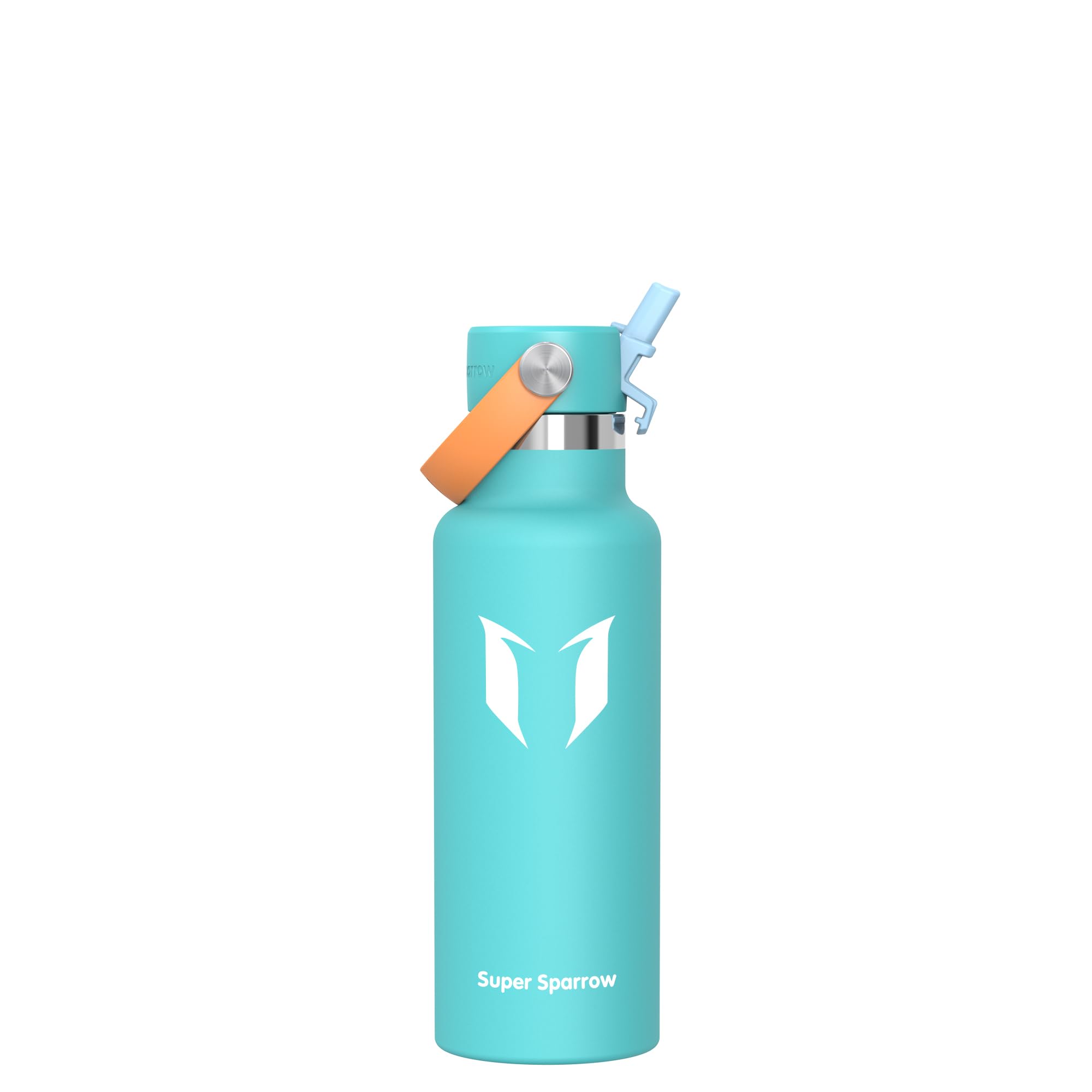 Super Sparrow Borraccia Termica, Acciaio Inox Bottiglia Termica - 350ml, 500ml, 750ml, 1L - Senza BPA Borracce, Borraccia Bambini per Scuola, Sport, Campeggio, Yoga, Palestra, Ciclismo