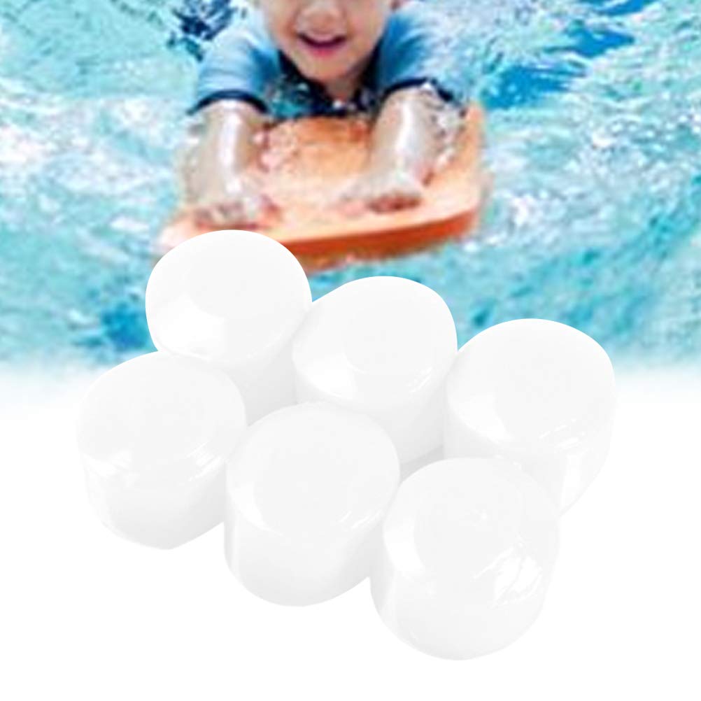 HEALLILY 30 Pairs Earplugs White Soft Waterproof Swimming Bath Silicone Ear Plugs Sleep Noise Reducing Ear Plugs (10 Boxes) 1