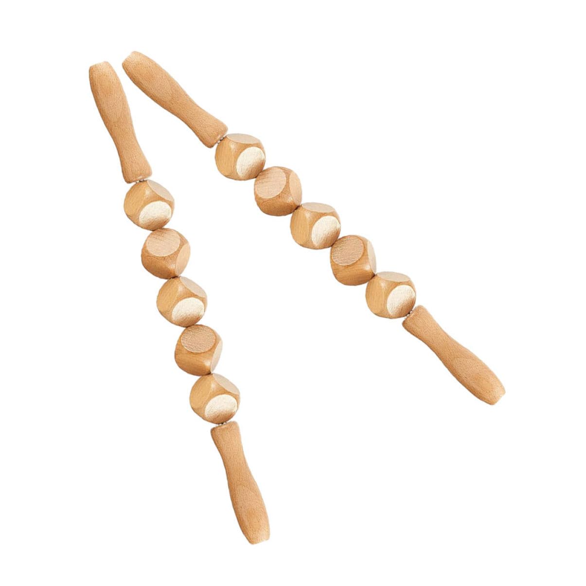 GLEAVI Bastones De Masaje De Madera Rodillo De Espalda Masajeador Corporal Ideal Para Fitness