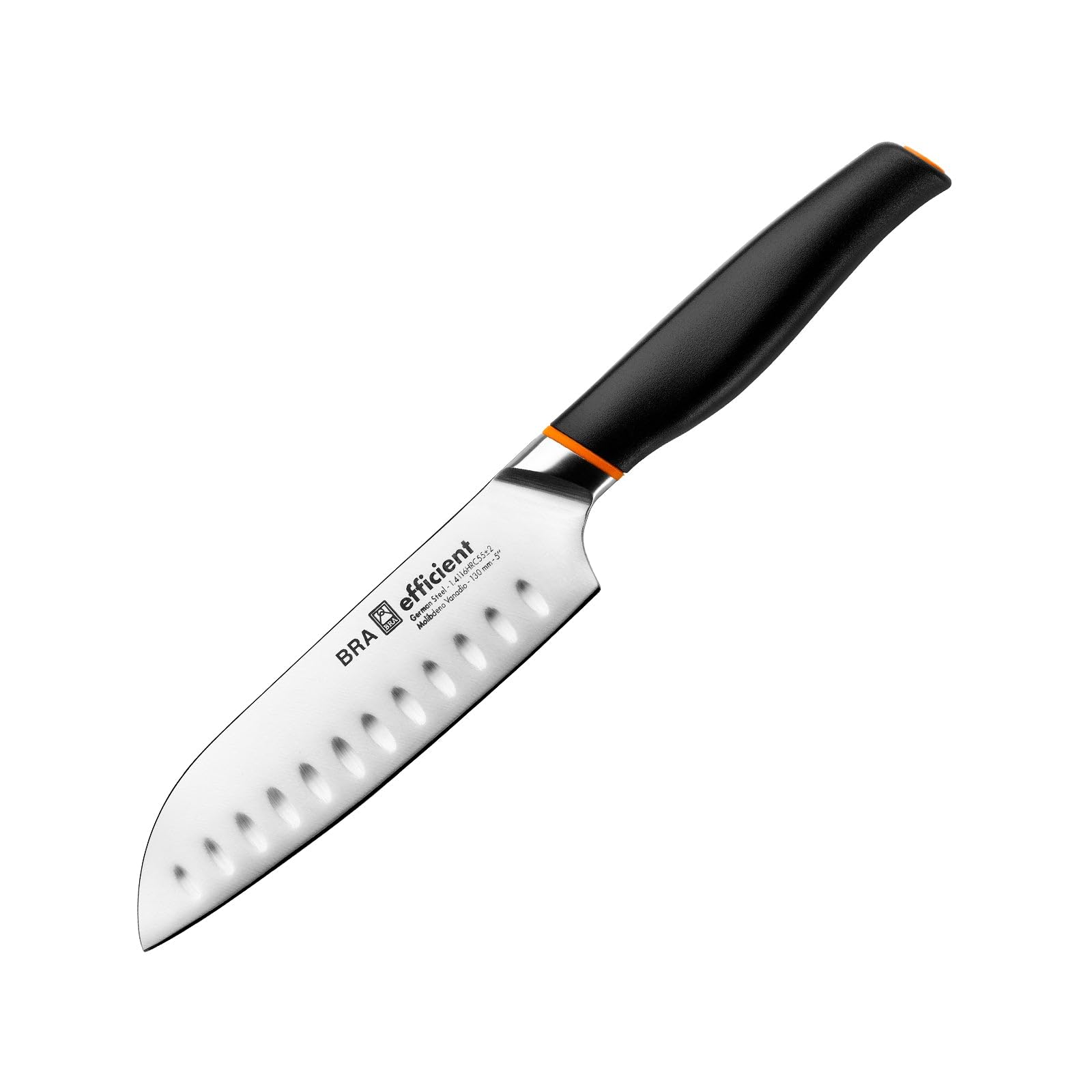 Cuchillo Santoku Bra Efficient A198003/ Hoja 130mm/ Acero inoxidable