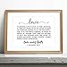 OFlyDesigns Love Never Fails Sign, 1 Corinthians 13 Quotes, 8 x 10 inches Art Print, Unframed, Wall Art for Bedroom