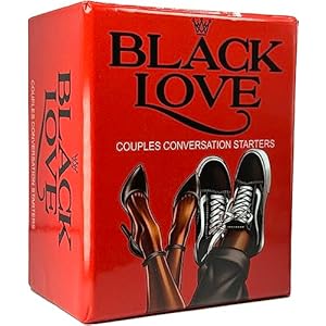 Black Owned Black Love Couple Games – Tabletop Game for Date Night, 100 Conversation Cards for Couples