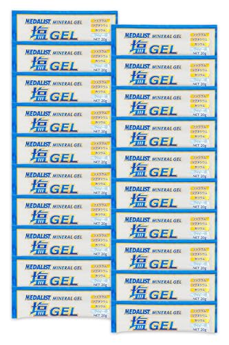 MEDALIST メダリスト 塩ジェル 20袋入り【マラソン トレイルランニング トレラン ランニング 行動食 補給食 ミネラル 塩分補給 熱中症対策 部活】