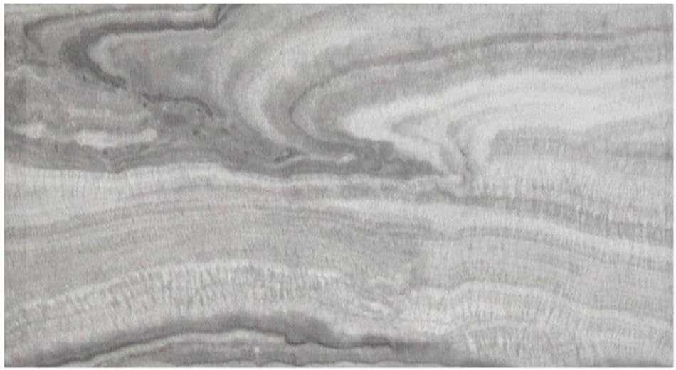 Napoli Modern Faux Marble/Stainless Steel Coffee Table in Gray