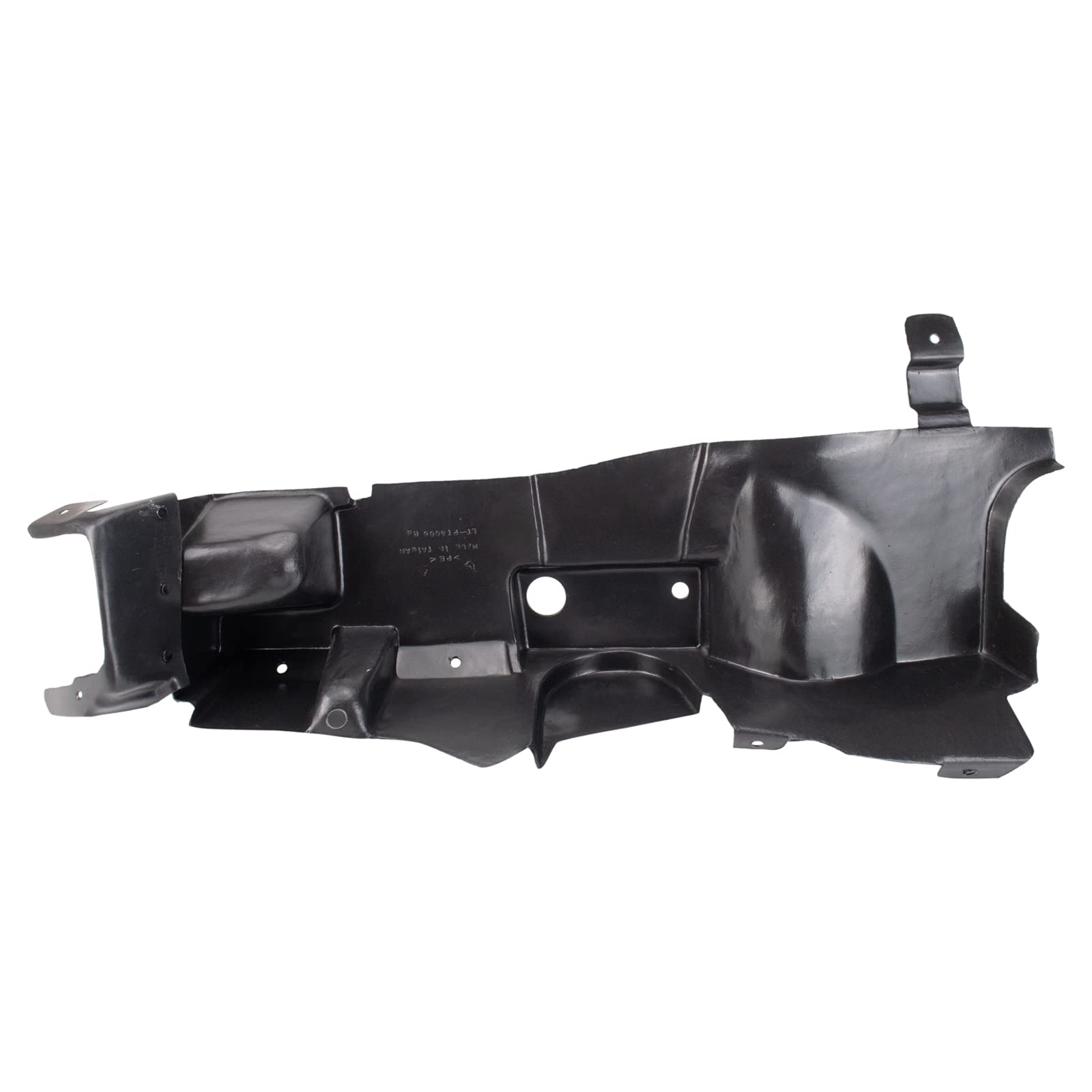 TRQ Front Passenger Side Engine Splash Shield Black Compatible with 2006-2010 Pontiac G6 GM1251152