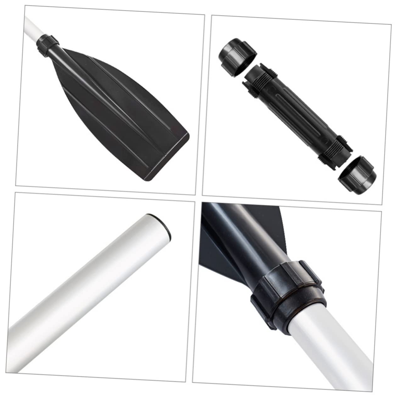 INOOMP Kayak in Lega di Alluminio 4 Pezzi Barca Staccabile Adatta per Kayak Canoa Canottaggio Leggero - Maniglia