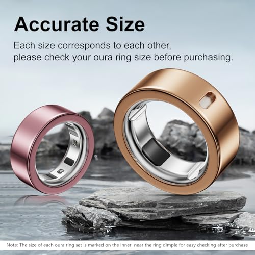 5 Pack Ring Cover Compatible with Oura Ring Gen 4/Oura Ring Gen 3 Horizon/Heritage, Abrasion-Resistant TPU Case for Oura - Additional View