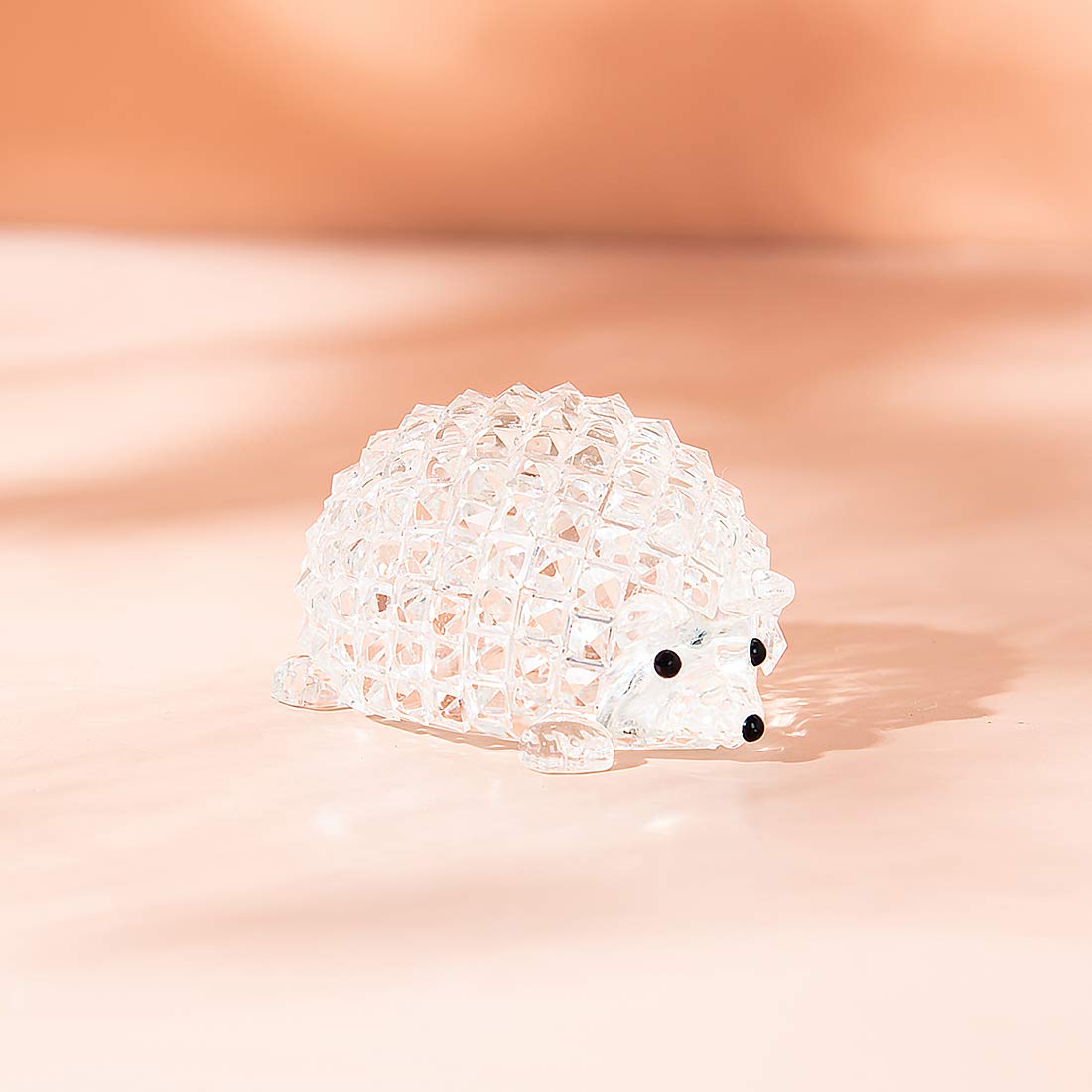 幸せ運ぶ 水晶型ペーパーウエイト