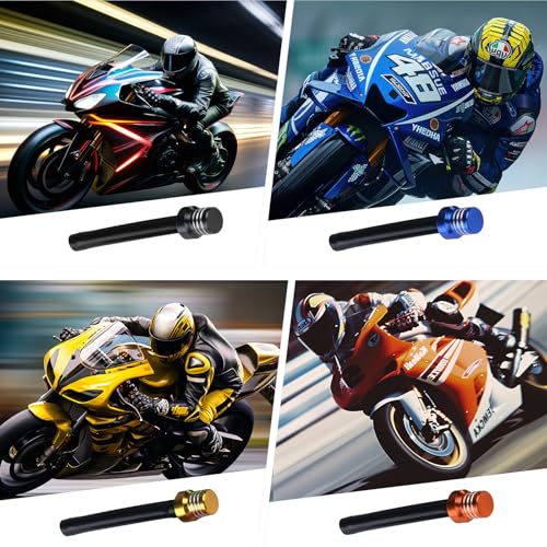 Image of 7PCS Breather Hose Gas Fuel Tank Cap, CNC One Way Tank Valve Vent Tube with Aluminum Breather Valve, Universal for 50cc 110cc 70cc 125cc ATV Motorcycle Dirt Pit Quad Bike Motocross