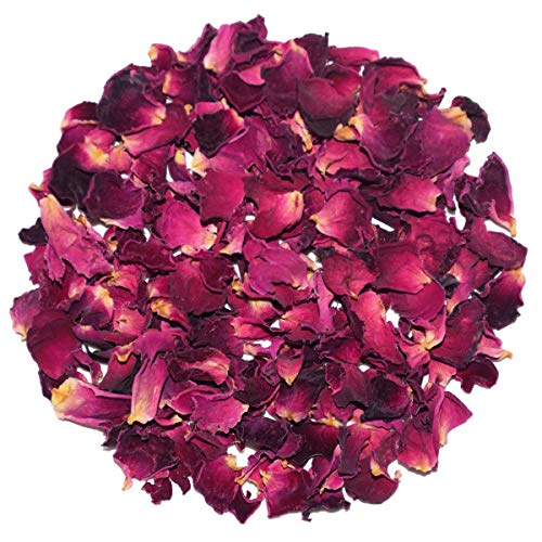 Image of Radha Govind Organic Sun Dried Rose Petals | Gulab Patti | Edible for Food and for Beautiful Hair & Skin (300 Gram)