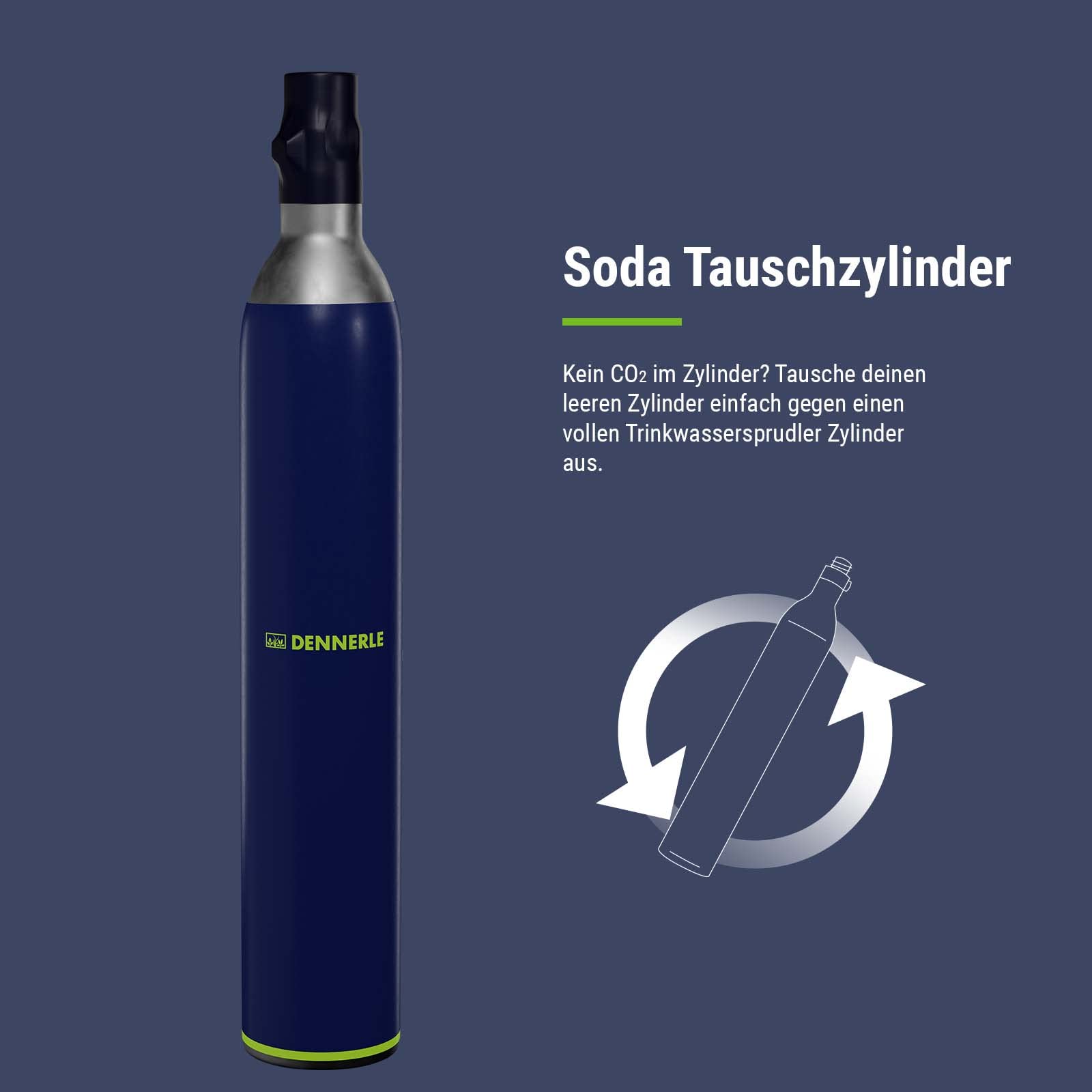 Dennerle Carbo Soda M200 - CO2 Düngeanlage mit Soda Zylinder