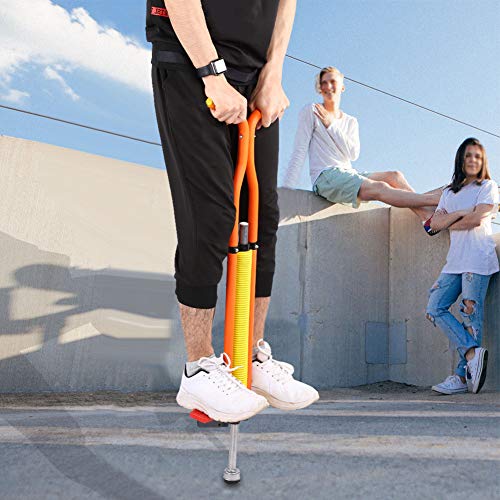 Pogo Stick for Kids Pogo Stick for Boys and Girls, Pogo Sticks for Ages 7 and Up, .Load Capacity 88Lbs, Easy Grip, Pogo Stick for Hours of Wholesome Fun, Orange