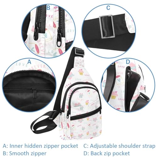Sac de poitrine imperméable violet pour protéger vos objets - 3