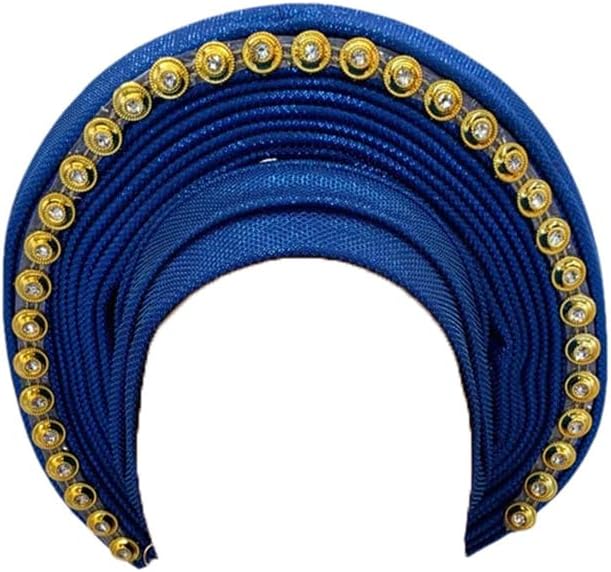 Women's African Auto Gele Turban Cap Nigeria Headtie Wedding Party Head Ties Female Already Made Head Wraps