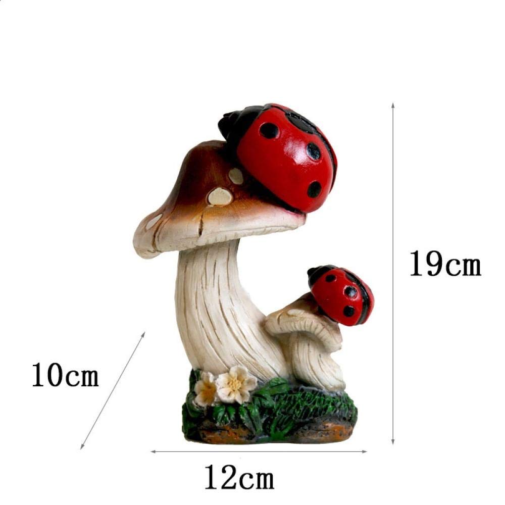 For el hogar y la cocina Figuras coleccionables Estatuas Figuras coleccionables Escultura Estatua Escultura Apreciación Jardín Escultura de resina Mariposa Animal pequeño Decoración de jardín al aire