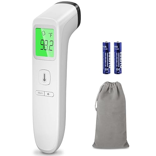 Termómetro de frente sin contacto para adultos niños y bebés