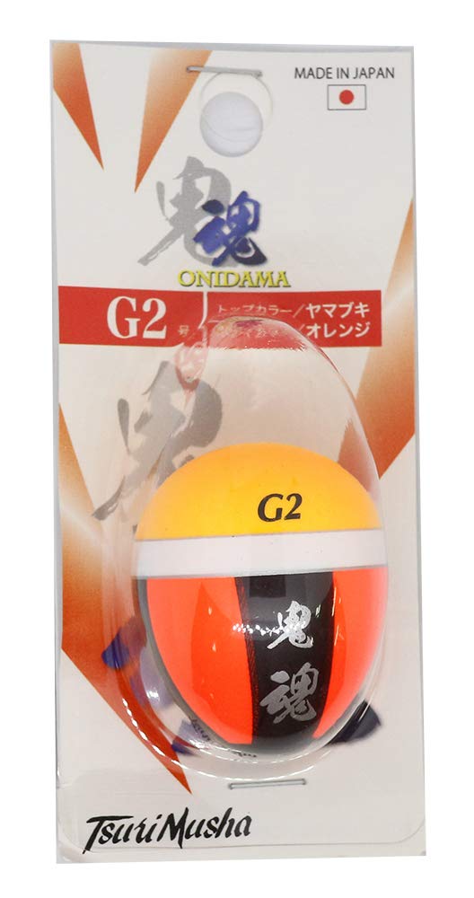 TEAM Tsuribusha Uki Demon Tamasha G2 Yamabuki/Orange. : Amazon.sg