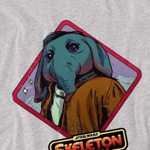 Sudadera Star Wars de algodón suave gris heather con estampado de Neel Badge 2