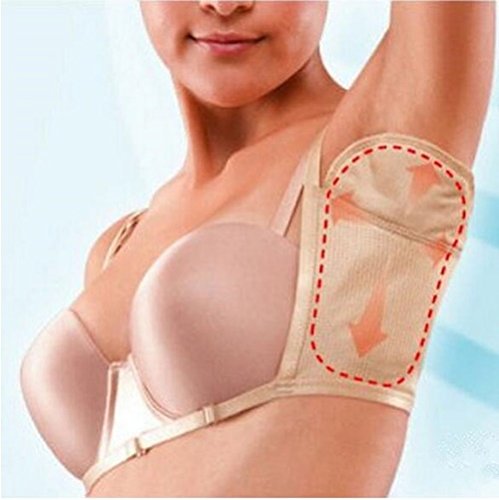 2 Pcs/pair Reusable Women Washable Underarm Armpit Sweat Pads Perfume Absorbing Anti